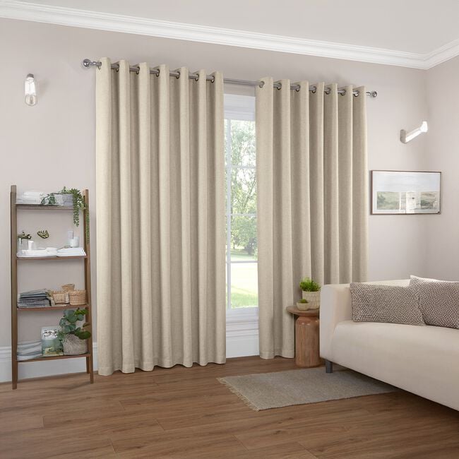 BLACKOUT & THERMAL BRUSHED OATMEAL 66x72 Ctn