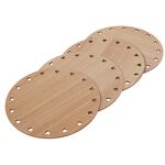 Round Wooden Hearts Placemats 4 Pack