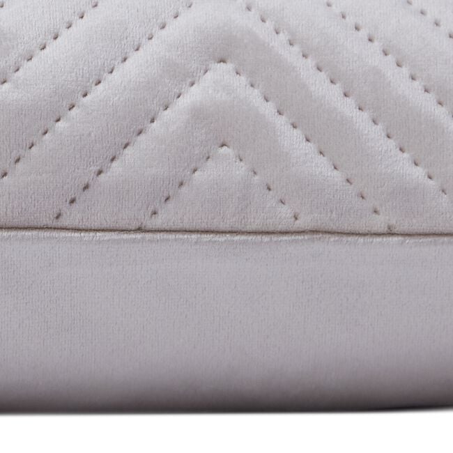 TRIANGLE STITCH OYSTER 58x58 Cushion