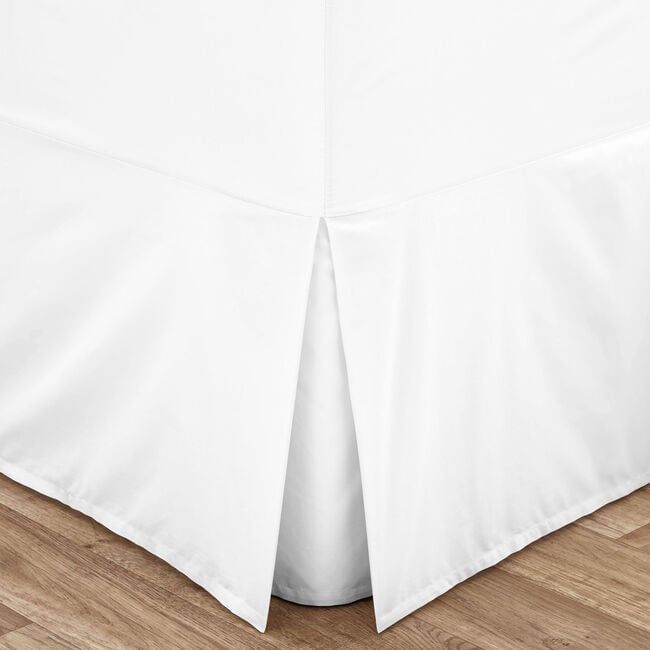 SINGLE VALANCE SHEET Luxury Percale White 