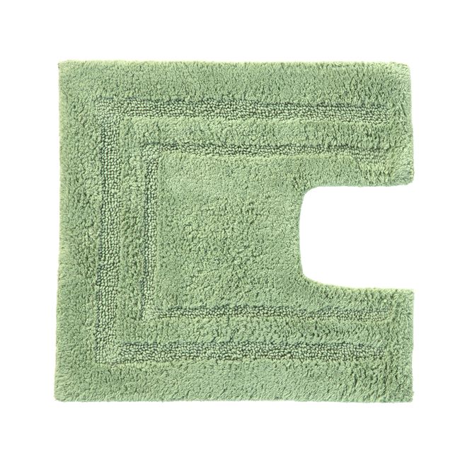 COTTON BORDER SAGE 50x50 Pedestal Mat