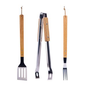 Premium 3 Piece BBQ Tool Set