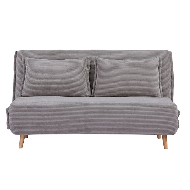 Lara Grey Convertible 191x108cm Sofa Bed