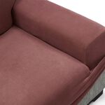 REGAL MILLS EASYSTRETCH VELVET BORDEAUX Armchair Cover