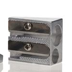 Concept Twin Hole Metal Pencil Sharpener
