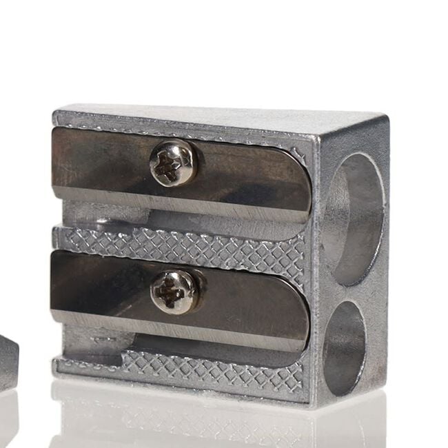 Concept Twin Hole Metal Pencil Sharpener