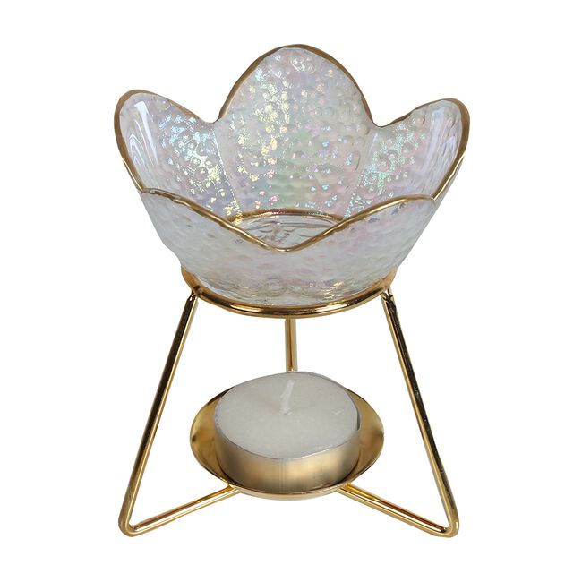Petal Wax Melt Burner - White