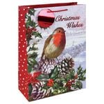 MEDIUM GIFT BAG - Christmas Robin