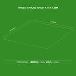 100GSM Ground Sheet Tarp 1.7m x 1.65m