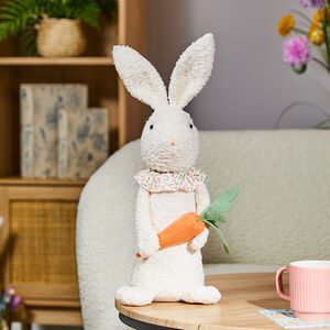 Easter Rabbit Holding Carrot