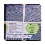 DECK TILE Grey Set Of 4