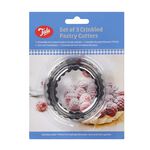 Tala Crinkled 3pk Pastry Cutters 