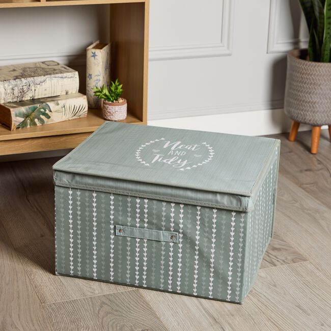 Neat & Tidy Grey Foldable Storage Chest