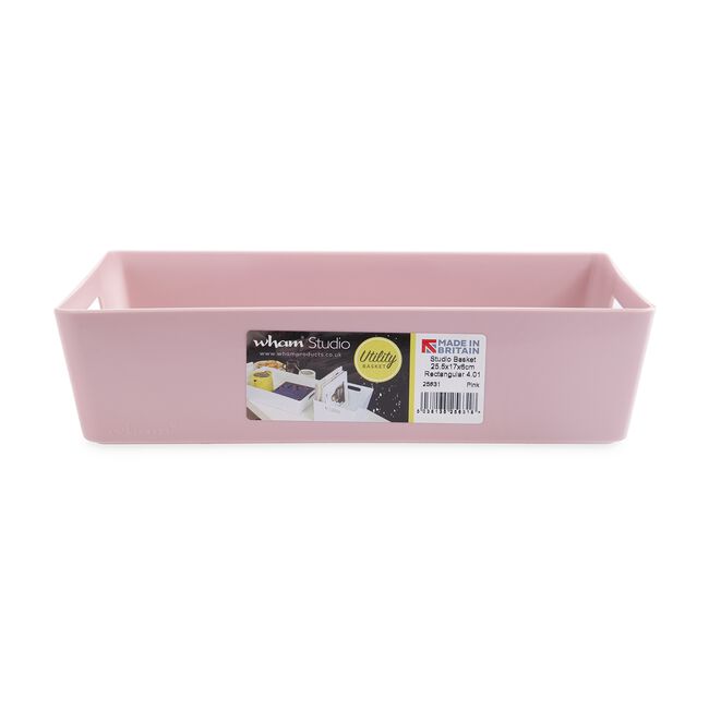 Studio 4.01 Rectangular Basket 2L - Pink