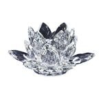 Cashel Living Crystal Lotus Flower Candle Holder