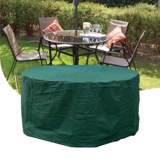 Deluxe 380GSM 4 Seater Round Furniture Set Cover 