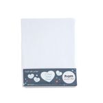 Clair De Lune White Pram Fitted Sheet - 2 Pack