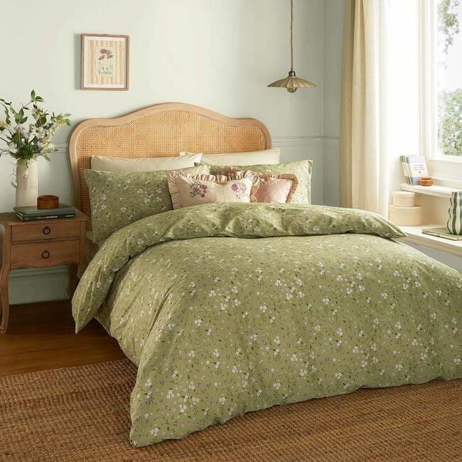WYLDER SINGLE DUVET COVER Bronte Sage