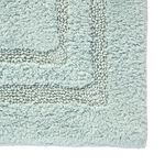 COTTON BORDER ETHER BLUE 50x80 Bath Mat