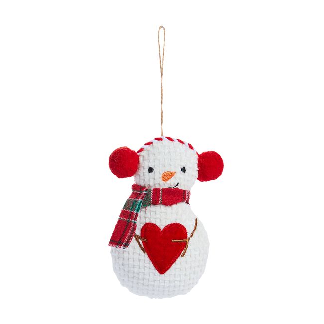 Snowman Plush Tree Decoration