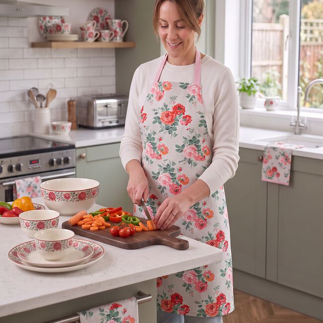 Cath Kidston Archive Rose Easy Adjust Apron