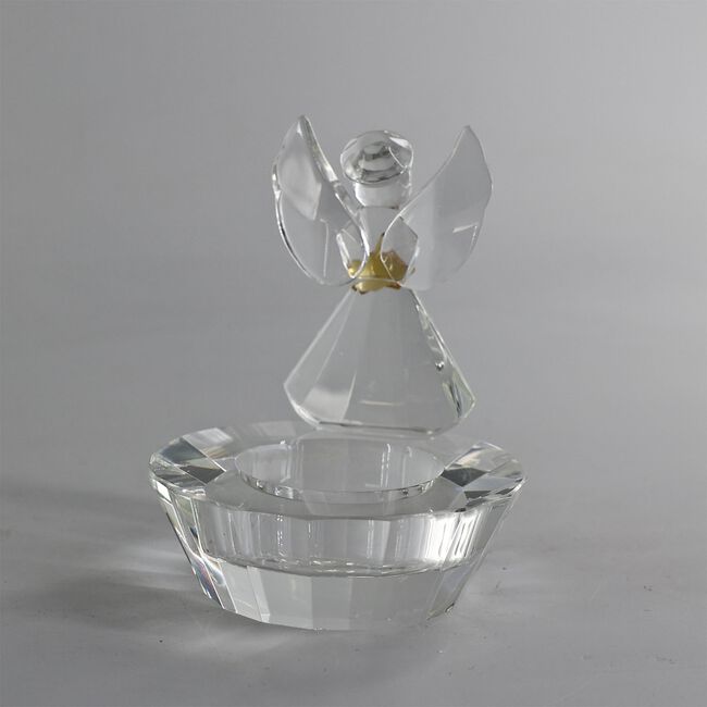 Cashel Living Crystal Angel Tealight Holder