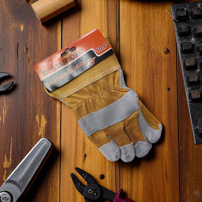 Leather Work Gloves