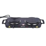 Nordhaus Black Double Hot Plate