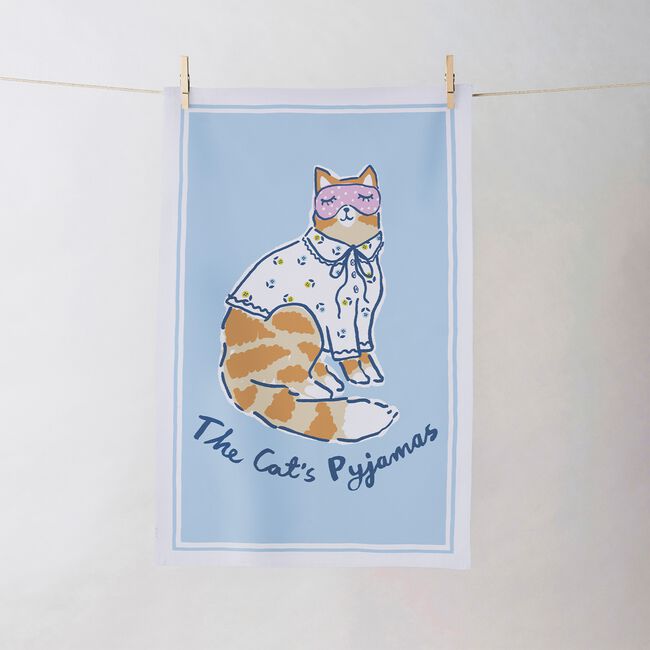Ulster Weavers Cat's Pyjama's Cotton Tea Towel