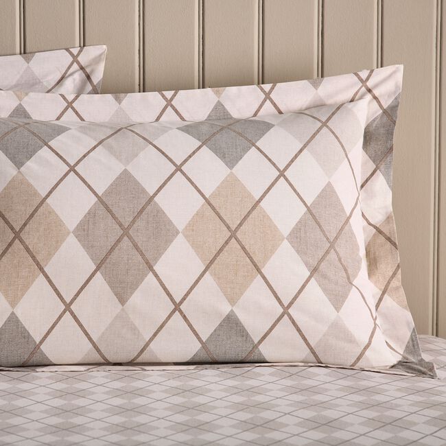 Argyle Oxford Pillowcase Pair