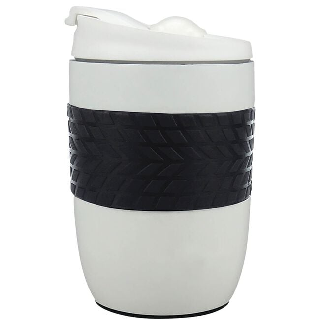 BODYGO WHITE 260ml Travel Mug with Suction Bottom