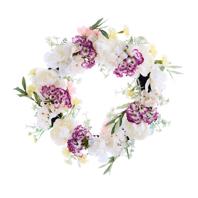 Mixed Floral Wreath