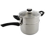 Cuisine 2 Tier Food Steamer Pot Set 20cm
