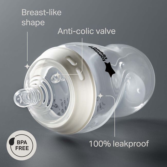 Tommee Tippee Natural Start 260ml Bottle 3-Pack