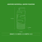 Ashford Waterfall Garden Water Feature