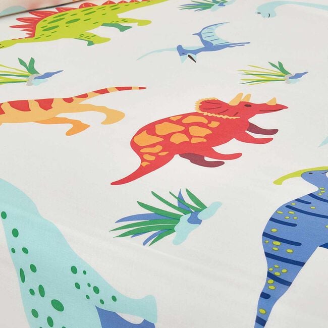 DINO LAND Single Fitted Sheet