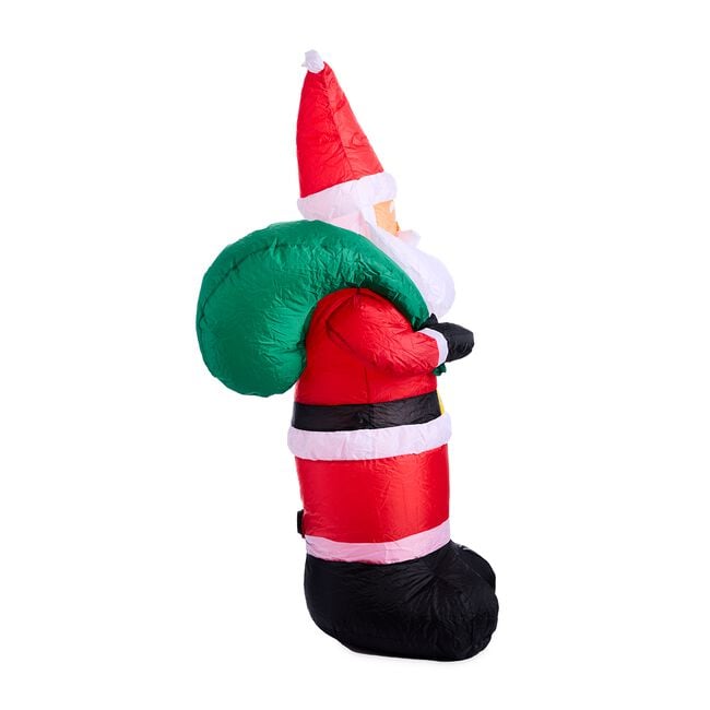 1.2M Inflatable Santa with Gift Sack