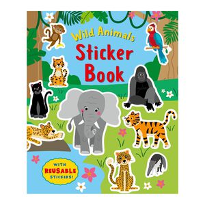 Sticker Book Wild Animals Children's Book