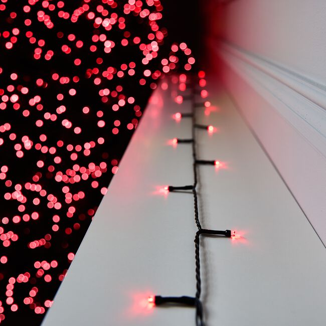 240 RED Led String Lights