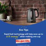 Russell Hobbs Textures Black Kettle 1.7L