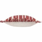 FURN CARMON STRIPE LINEN/RED 40x60 Cushion
