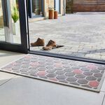 JVL Solemate Handcarved Honeycomb Doormat 57x100cm