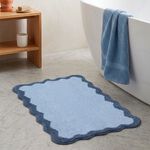 SCALLOP CHAMBRAY 50X80 Bath Mat