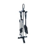 Silverflame Teardrop Companion Set Black 5 Piece