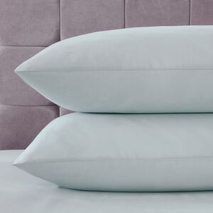200TC Cotton Housewife Pillowcase Pair - Duck Egg