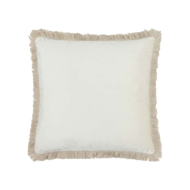 ELLEN FRINGE IVORY 45x45 Cushion