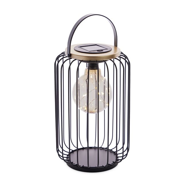 Cage Solar Lantern 28cm