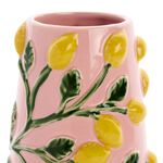 Pink Lemon Ceramic Vase