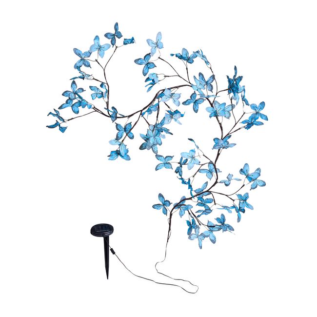 Butterfly Orchid Branch Solar Lights