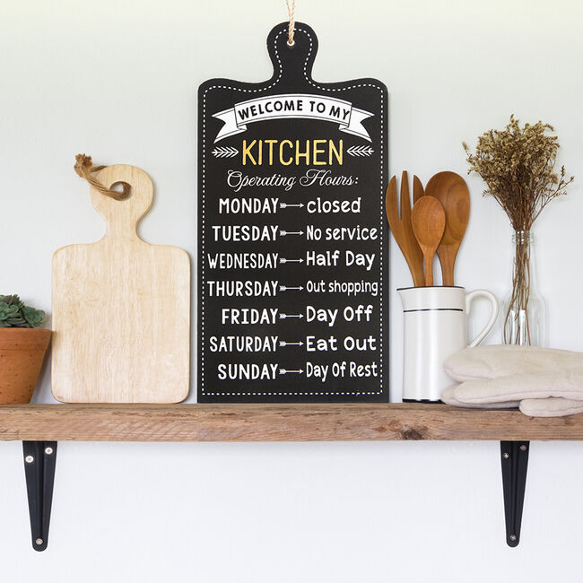 Kitchen Schedule Quote Wall Décor